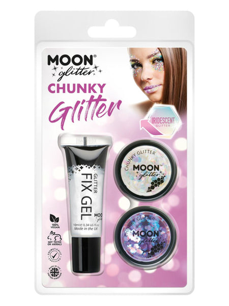 Moon Glitter Iridescent Chunky Glitter,