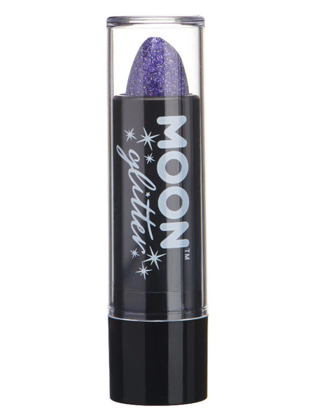 Moon Glitter Holographic Glitter Lipstick, Purple