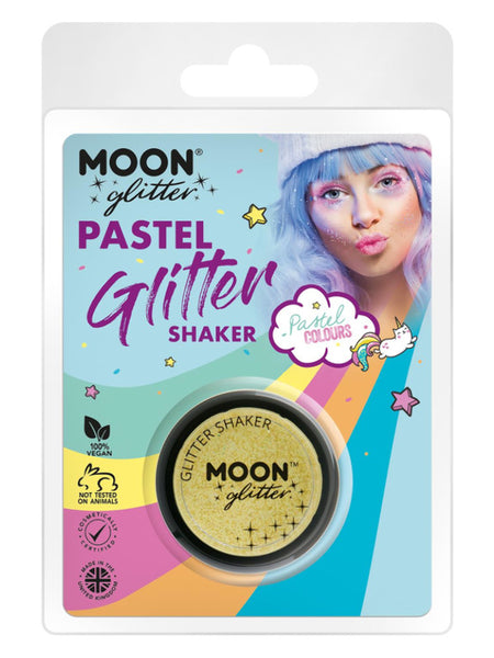 Moon Glitter Pastel Glitter Shakers, Lemon