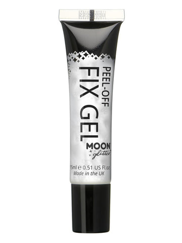 Moon Glitter Peel-Off Glitter Fix Gel, Clear