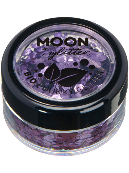 Moon Glitter Bio Chunky Glitter, Lavender