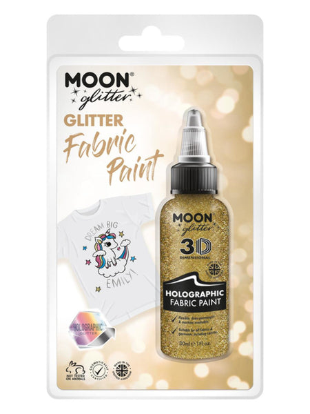 Moon Glitter Holographic Glitter Fabric Paint