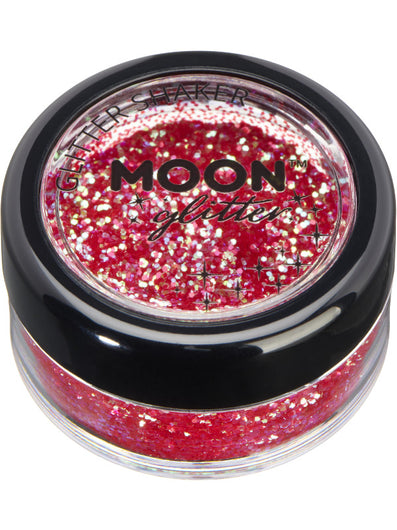 Moon Glitter iridescent Glitter Shakers, Cherry