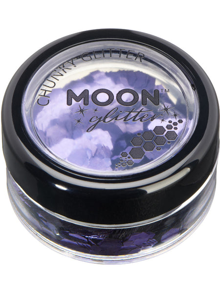 Moon Glitter Classic Chunky Glitter, Lavender