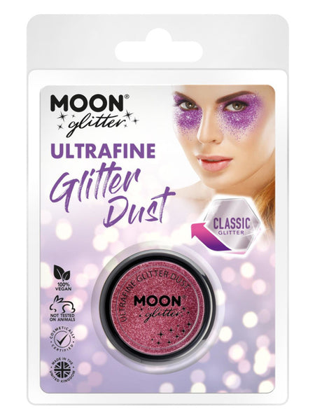 Moon Glitter Classic Ultrafine Glitter Dust, Pink