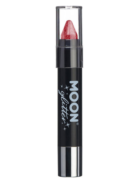 Moon Glitter Iridescent Body Crayons, Cherry