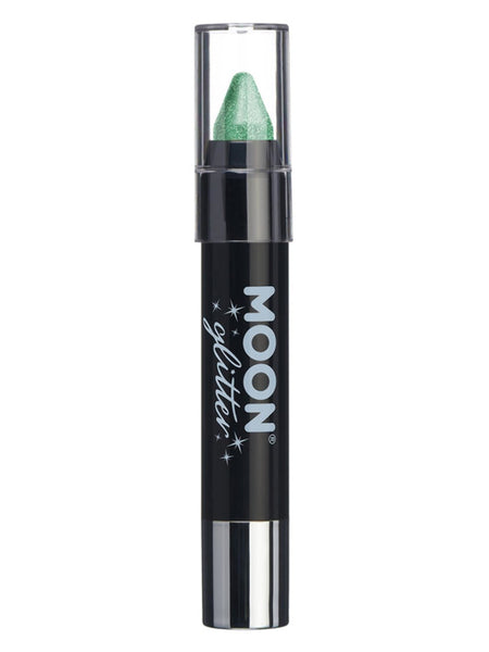 Moon Glitter Iridescent Body Crayons, Green