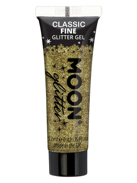 Moon Glitter Classic Fine Glitter Gel, Gold