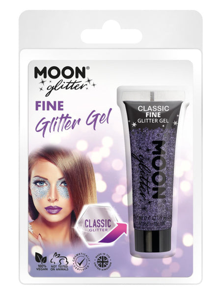 Moon Glitter Classic Fine Glitter Gel, Lavender