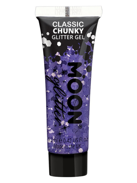 Moon Glitter Classic Chunky Glitter Gel, Lavender