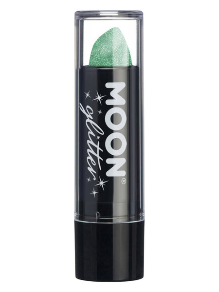 Moon Glitter Iridescent Glitter Lipstick, Green