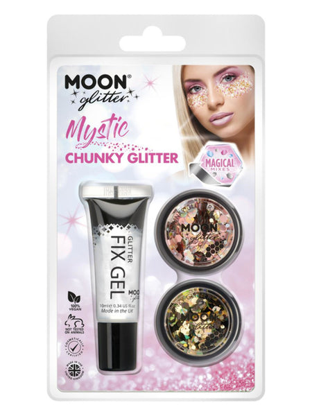 Moon Glitter Mystic Chunky Glitter, Clamshell