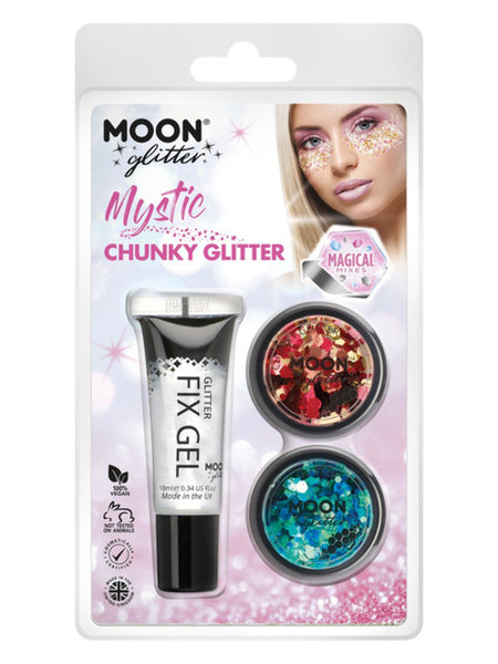 Moon Glitter Mystic Chunky Glitter, Clamshell