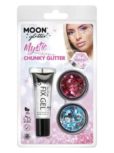 Moon Glitter Mystic Chunky Glitter, Clamshell