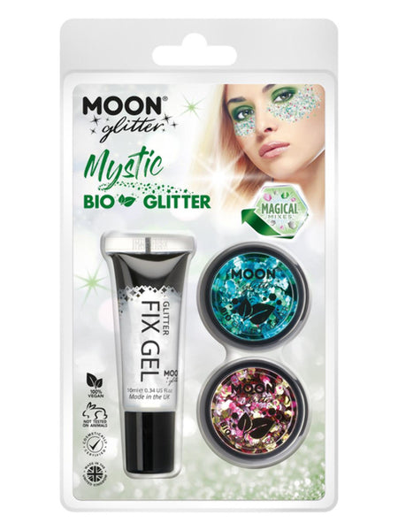 Moon Glitter Mystic Bio Chunky Glitter, Clamshell