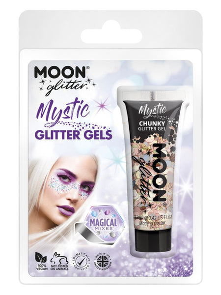 Moon Glitter Mystic Chunky Glitter Gel, Clamshell