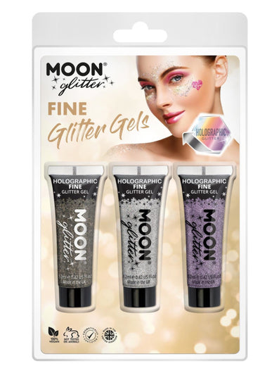 Moon Glitter Holographic Fine Glitter Gel,