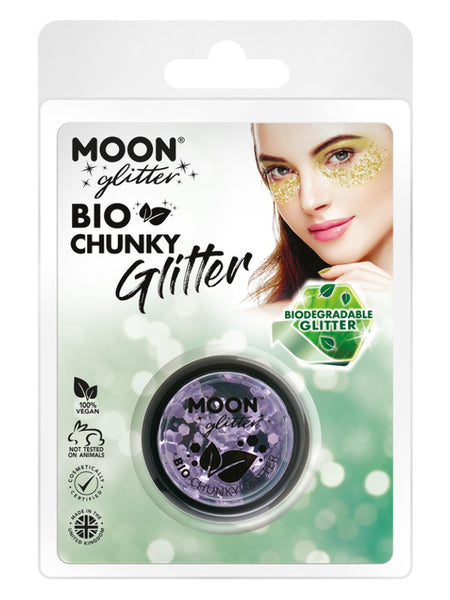 Moon Glitter Bio Chunky Glitter, Lavender