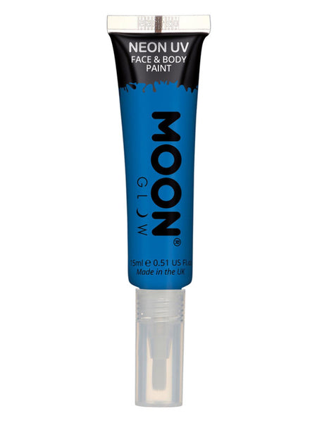 Moon Glow Intense Neon UV Face Paint, Blue