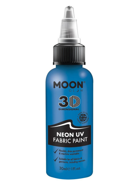 Moon Glow - Neon UV Intense Fabric Paint, Blue