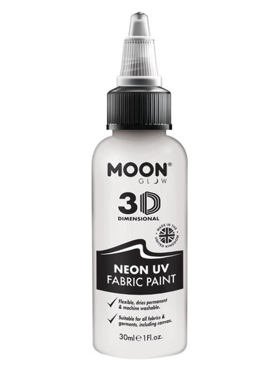 Moon Glow - Neon UV Intense Fabric Paint, White