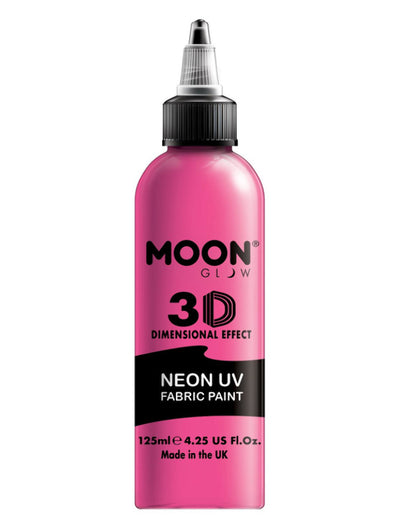 Moon Glow - Neon UV Intense Fabric Paint, Pink