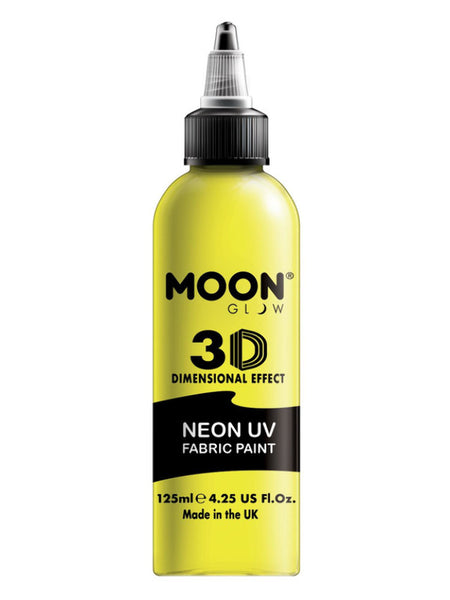 Moon Glow - Neon UV Intense Fabric Paint, Yellow