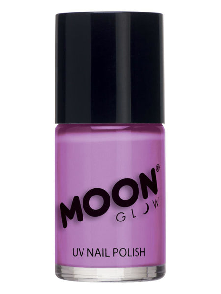 Moon Glow Pastel Neon UV Nail Polish, Pastel Lilac