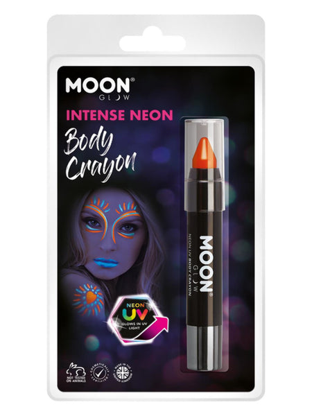 Moon Glow Intense Neon UV Body Crayons, Intense Or