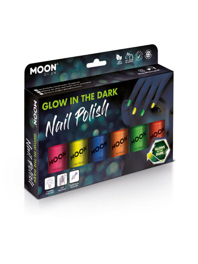 Moon Glow - Glow in the Dark Nail Polish, Assorted