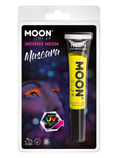 Moon Glow Intense Neon UV Mascara, Intense Yellow