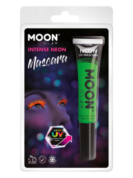 Moon Glow Intense Neon UV Mascara, Intense Green