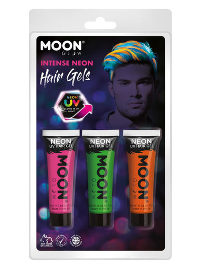 Moon Glow Intense Neon UV Hair Gel,