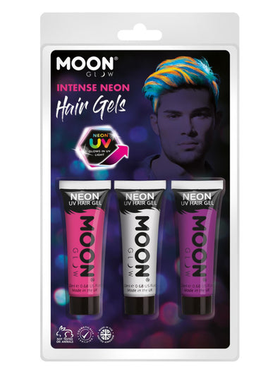 Moon Glow Intense Neon UV Hair Gel,