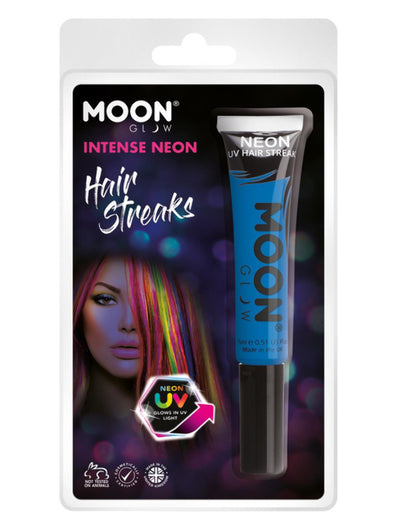 Moon Glow Intense Neon UV Hair Streaks, Intense Bl