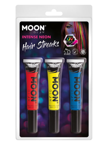 Moon Glow Intense Neon UV Hair Streaks,