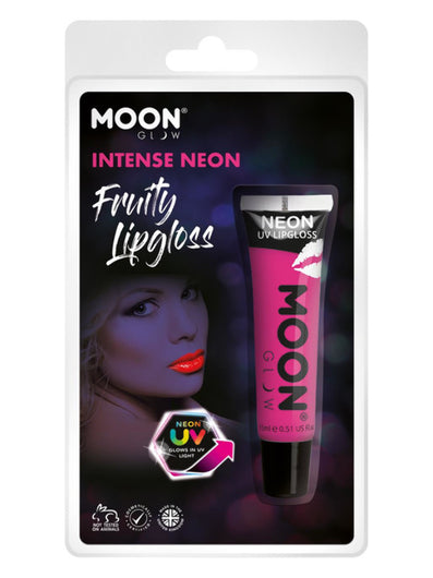 Moon Glow Intense Neon UV Fruity Lipgloss, Pink