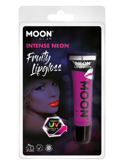 Moon Glow Intense Neon UV Fruity Lipgloss, Purple