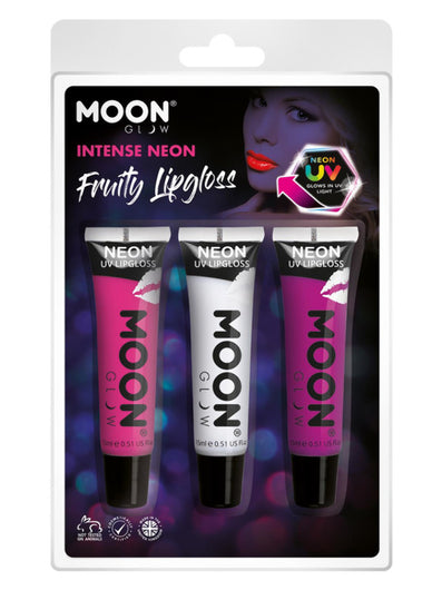 Moon Glow Intense Neon UV Fruity Lipgloss,