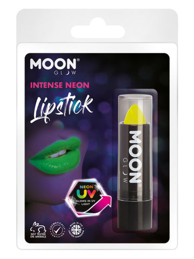 Moon Glow Intense Neon UV Lipstick, Intense Yellow