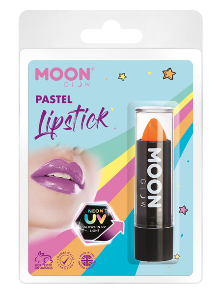 Moon Glow Pastel Neon UV Lipstick, Pastel Orange