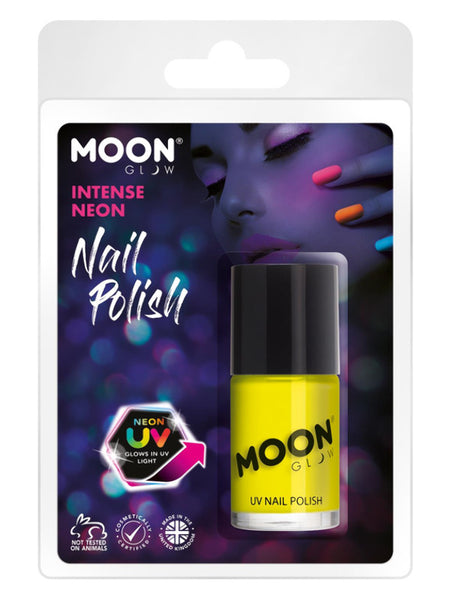 Moon Glow Intense Neon UV Nail Polish, Intense Yel