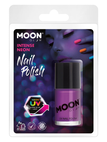 Moon Glow Intense Neon UV Nail Polish, Intense Pur