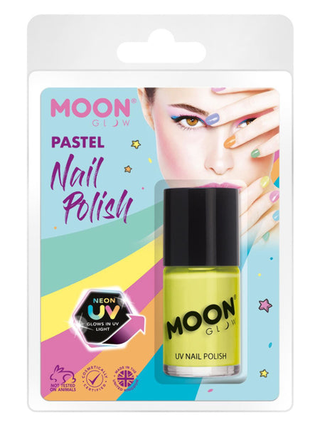 Moon Glow Pastel Neon UV Nail Polish, Pastel Yello