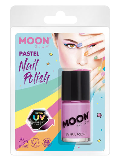 Moon Glow Pastel Neon UV Nail Polish, Pastel Lilac