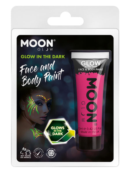 Moon Glow - Glow in the Dark Face Paint, Pink