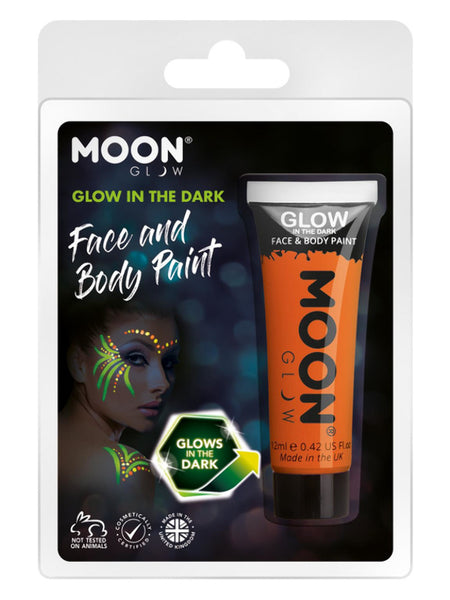 Moon Glow - Glow in the Dark Face Paint, Orange