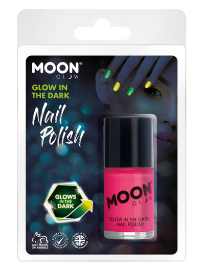 Moon Glow - Glow in the Dark Nail Polish, Pink