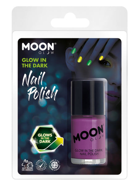 Moon Glow - Glow in the Dark Nail Polish, Purple