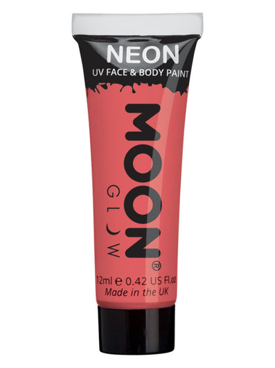 Moon Glow Pastel Neon UV Face Paint, Pastel Coral